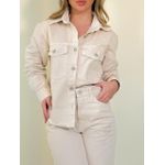 Camisa Jeans Zaya Bege 