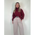 Blusão em Tricot Nicole Vermelho