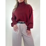Blusão em Tricot Nicole Vermelho