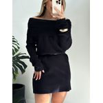 Vestido Gray Preto