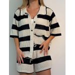 Conjunto Valissa Cru/azul