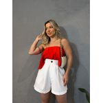 Cropped Reto Lena Vermelho