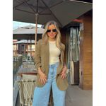 Blazer Lilian Manga 3/4 Verde