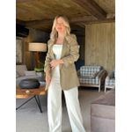 Blazer Lilian Manga 3/4 Verde