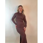 Vestido Antonella Marrom