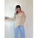 Tricot Margarida Bege