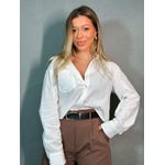Camisa Cropped Marina Branca
