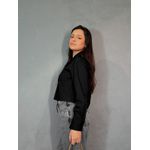 Camisa Cropped Marina Preta
