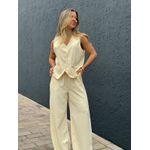 Conjunto Colete Mael Amarelo