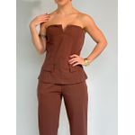 Conjunto Selina Marrom