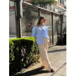 Camisa Flora Azul