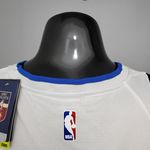 Camisa NBA DALLAS MAVERICKS BRANCA SILK -DONCIC 77