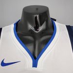 Camisa NBA DALLAS MAVERICKS BRANCA SILK -DONCIC 77