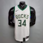 Regata Nba Milwaukee Bucks Silk (jogador) Giannis Antetokounmpo 34