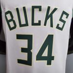 Regata Nba Milwaukee Bucks Silk (jogador) Giannis Antetokounmpo 34