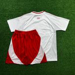 Conjunto Infantil Internacional Away 25/26 - Branco/Vermelho
