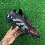 Chuteira Campo Adidas Predator Elite - Preta e Rosa (FG)