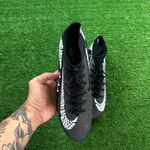 Chuteira Campo Nike Air Zoom Mercurial Superfly 10 Elite FG - Preto/Branco (Botinha)