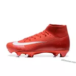 Chuteira Campo Nike Air Zoom Mercurial Superfly 10 Elite (FG) - Vermelho/Branco