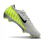 Chuteira Campo Nike Air Zoom Mercurial Vapor 16 Elite (FG) Cinza e Verde
