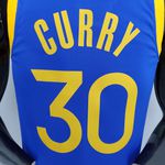 Golden State Warriors Silk Curry 30 Especial 75 Anos - Azul