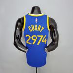 Nba Golden State Warriors Silk Stephen Curry 2.974 ESPECIAL 75 ANOS