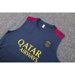 Conjunto De Treino Regata + Short PSG - Azul Marinho 22/23 (detalhes roxo)