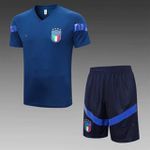 Conjunto de Treino Camisa + Short Itália Azul Marinho 22/23