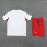Conjunto Treino Camisa + Short Flamengo 22/23 Branco/Vermelho
