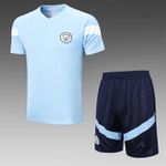 Conjunto Treino Camisa + Short Manchester City 22/23 Azul