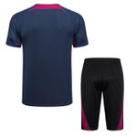 Conjunto de Treino Meia Calça + Camisa PSG - 23/24 Azul marinho/roxo