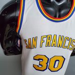 Warriors NBA San Francisco Jogador CURRY #30 Branco