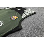 Conjunto Treino Regata + Short Barcelona 23/24 - Verde Militar