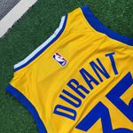 NBA GOLDEN STATE WARRIORS - AMARELA - THE BAY - #35 DURANT - SILK