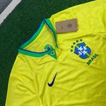Brasil Copa do Mundo de 2022 - Torcedor Masculina Amarela 