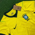 (PRIMEIRA VERSÃO) Camisa Seleção Brasil Home I Copa do Mundo 2026 - Amarela - Feminina
