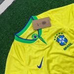 Copa Do Mundo De 2022 Do Brasil - Feminina Amarelo