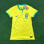 Copa Do Mundo De 2022 Do Brasil - Feminina Amarelo