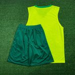Conjunto Treino Regata + Short Palmeiras 24/25 - Verde Neon
