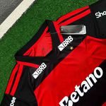 Camisa Flamengo Polo Home I 26/27 – Vermelha – Torcedor Masculina (Com Patrocínios)