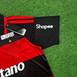 Camisa Flamengo Polo Home I 26/27 – Vermelha – Torcedor Masculina (Com Patrocínios)