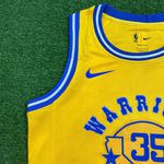 NBA Versão Retrô CURRY #35 Golden State Warriors - Amarela (GOLA REDONDA)