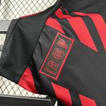 Camisa Pherusa 130 anos do Flamengo 2025 - Preta e vermelha - Torcedor Masculina