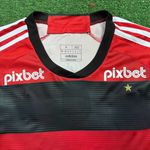 Camisa Flamengo Home 23/24 - Patrocínio + Patchs - Torcedor Masculino