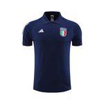 Conjunto Treino Polo Itália 22/23 Camisa + Calça - Masculino Azul marinho