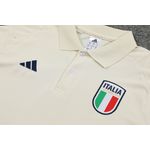 Conjunto Treino Polo Itália 23/24 Camisa + calça - Masculino Bege