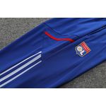 Conjunto Treino Polo Olympique Lyonnais 22/23 Camisa + Calça - Masculino Azul