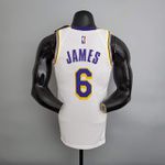 NBA Los Angeles Lakers SILK - JAMES 6 - Especial 75 Anos Branca