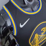 NBA Jersey Curry #30 Warriors City - PRETO - Especial 75 Anos