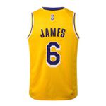 Los Angeles Lakers SILK - JAMES 6 - Especial 75 Anos - Amarela